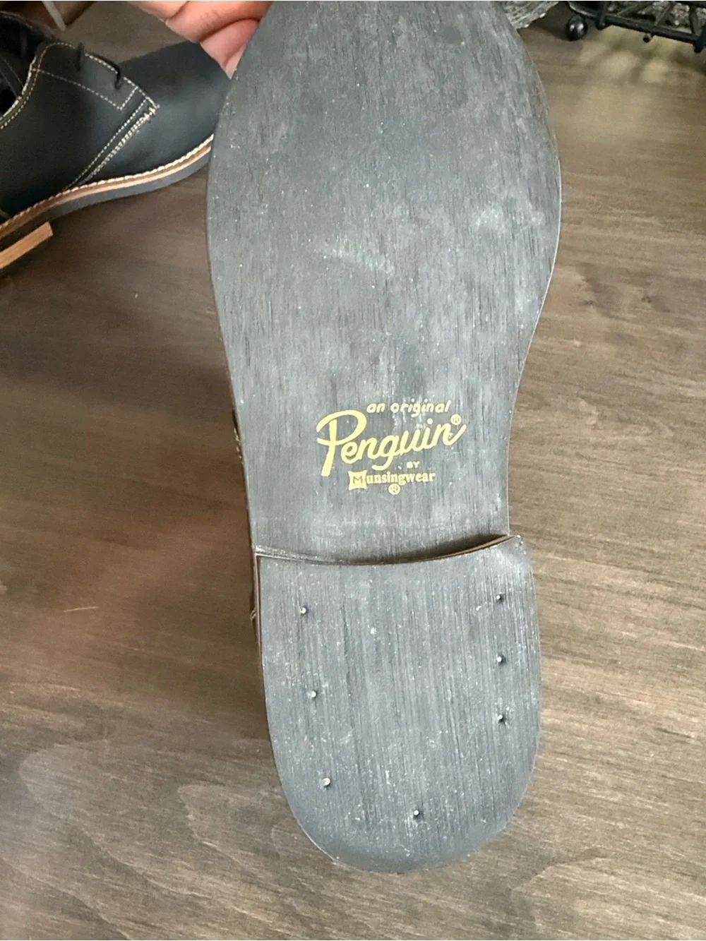 Original Penguin Men's size 9.5 Black shoes
